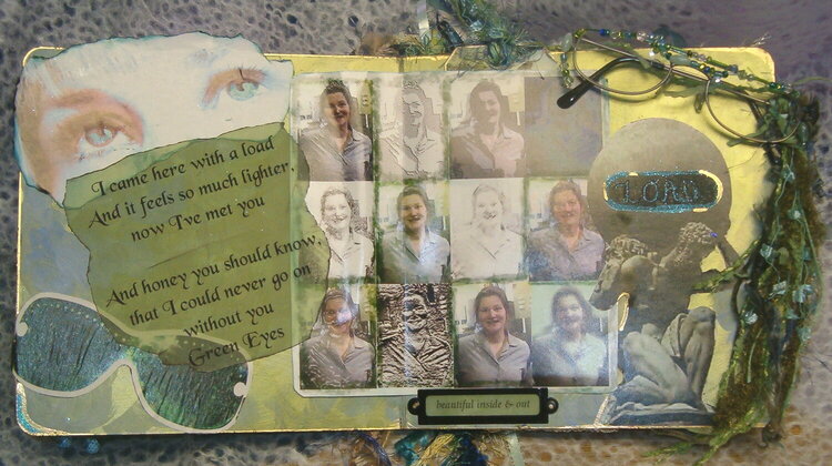 Carry Your Load (Pretty Girl Altered book)