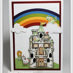 Castle Cubby with Rainbow
