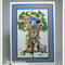 Woodland Tree Cubbie Birthday Card (doors open)