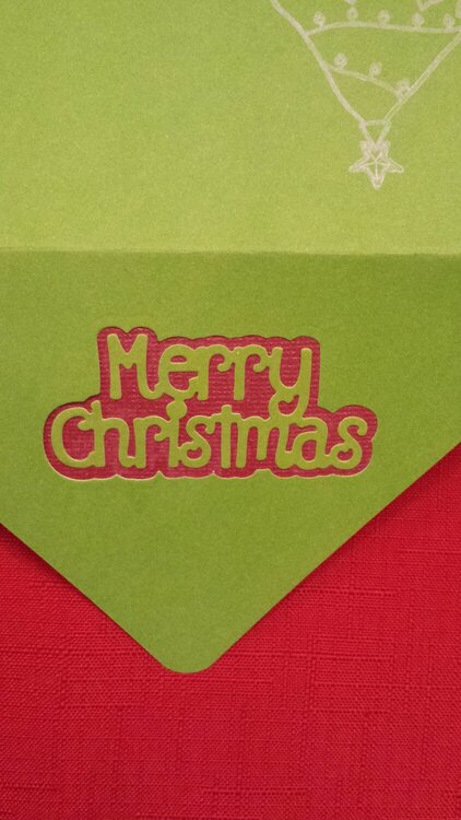 Christmas Card 2019 envelope flap