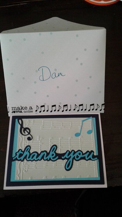 Thank you card for Director