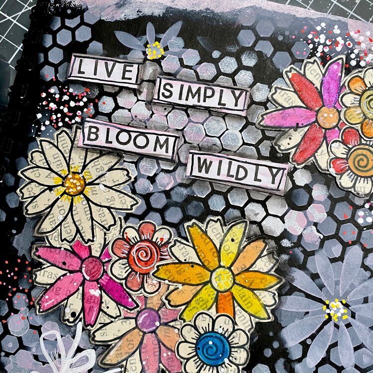 Live simply bloom wildly 