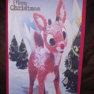 Rudolph card