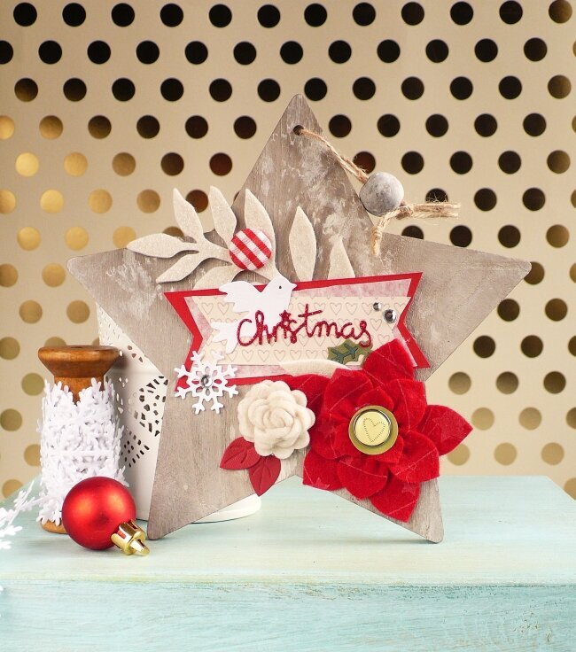 Christmas Wooden Star Decor