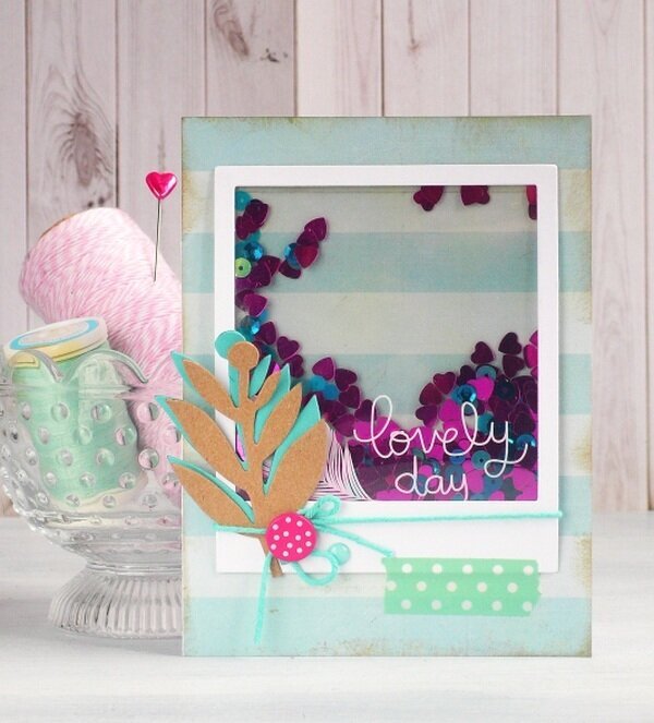 Shaker Card - DT Sizzix