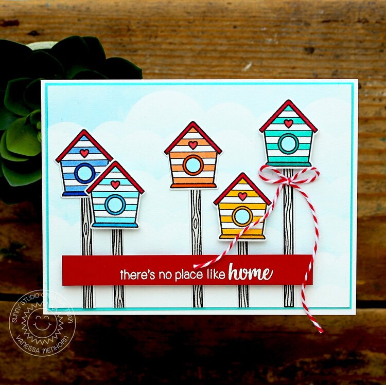 Sunny Studio Stamps A Bird&#039;s Life Card by Vanessa Menhorn