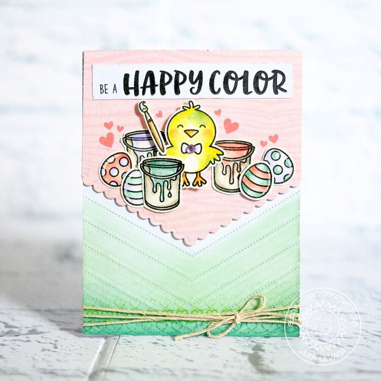 Sunny Studio Stamps A Good Egg Easter Card by Lexa Levana