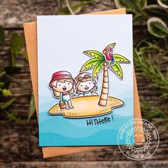 Sunny Studio Stamps Coastal Cuties Card by Eloise Blue