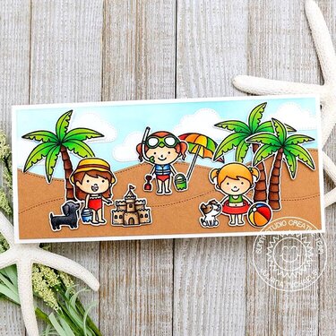 Sunny Studio Stamps Coastal Cuties Card by Juliana Michaels