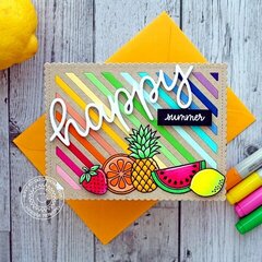 Sunny Studio Stamps Fresh & Fruity Card by Vanessa Menhorn