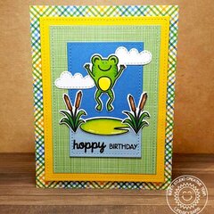 Sunny Studio Froggy Friends Card by Lindsey Sams