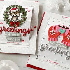 Sunny Studio Stamps Pop-up Christmas Cards by Nichol Spohr