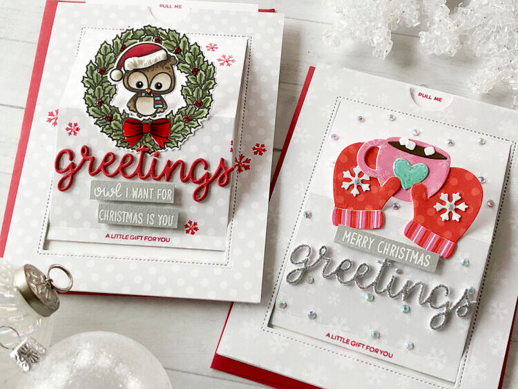 Sunny Studio Stamps Pop-up Christmas Cards by Nichol Spohr