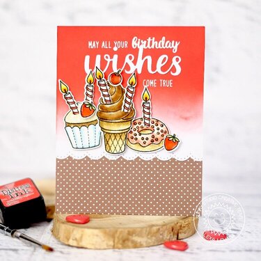 Sunny Studio Stamps Heartfelt Wishes card by Lexa Levana