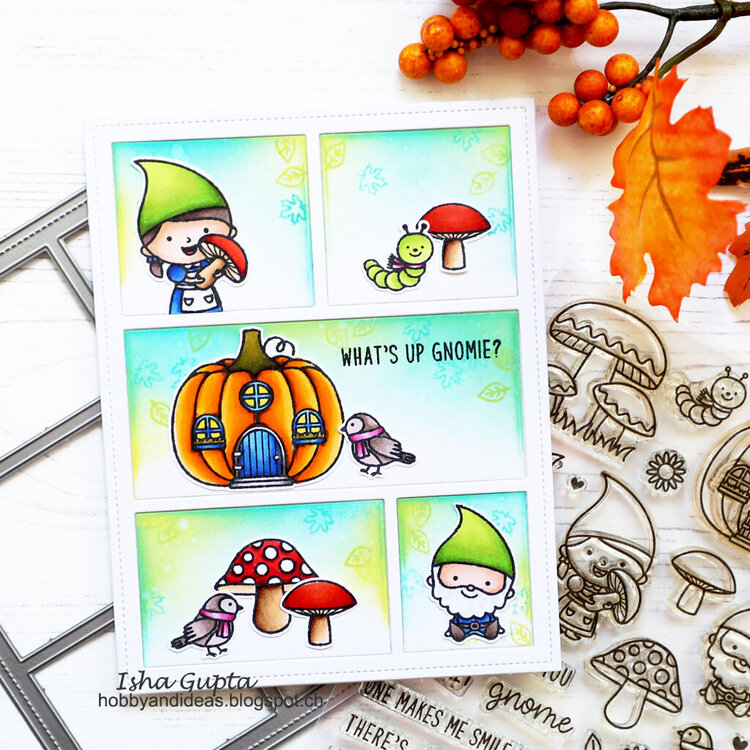 Sunny Studio Stamps Home Sweet Gnome Card by Isha Gupta