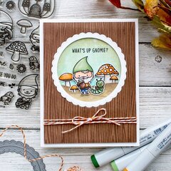 Sunny Studio Stamps Home Sweet Gnome Card by Leanne West