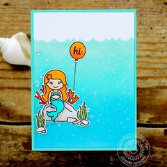 Sunny Studio Stamps Magical Mermaids Card by Vanessa Menhorn
