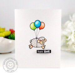 Sunny Studio Stamps Missing Ewe Card by Amy Yang