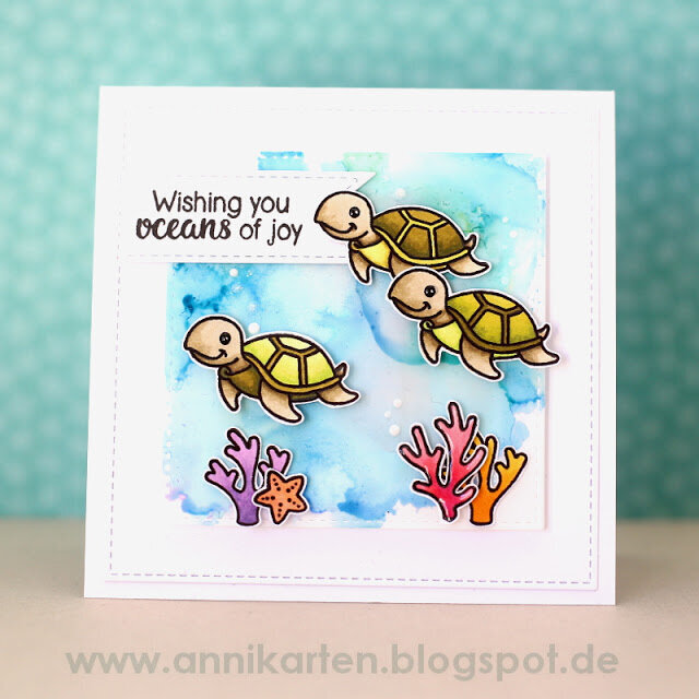 Sunny Studio Stamps Oceans of Joy Card Set by Anni Lerche