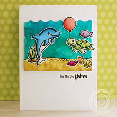 Sunny Studio Stamps Oceans of Joy Card by Eloise Blue
