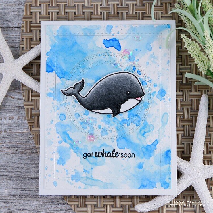Sunny Studio Stamps Oceans of Joy Card by Juliana Michaels