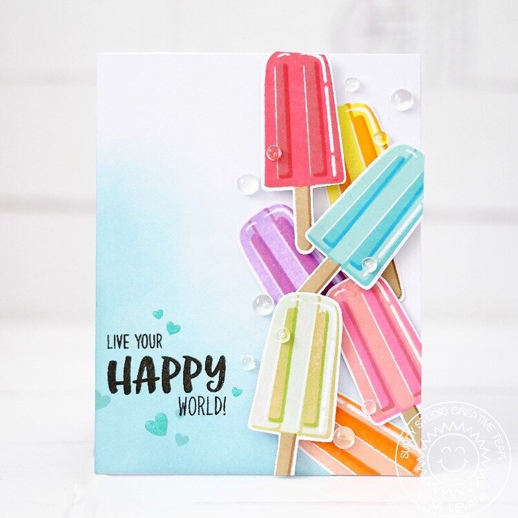 Sunny Studio Stamps Perfect Popsicles Card by Lexa Levana