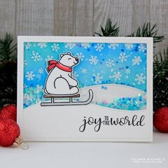 Sunny Studio Playful Polar Bears Card by Juliana Michaels