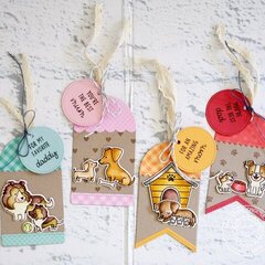 Sunny Studio Stamps Puppy Parents Card by Lexa Levana