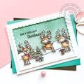 Sunny Studio Reindeer Games Christmas Card by Amanda Fitterer