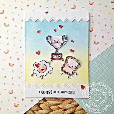 Sunny Studio Stamps Team Player Trophy Card by Franci Vignoli