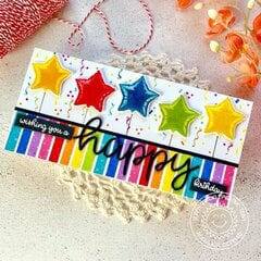Sunny Studio Stamps Surprise Party Card by