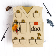 Sunny Studio Stamps Sweater Vest Father's Day Card by Rachel