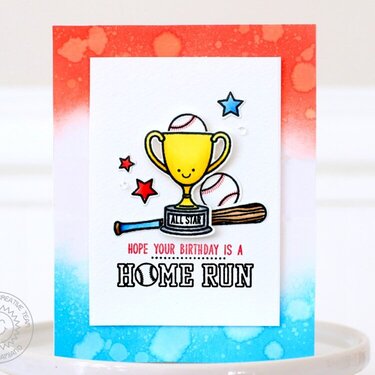 Sunny Studio Stamps Team Player Trophy Card by Nancy Damiano