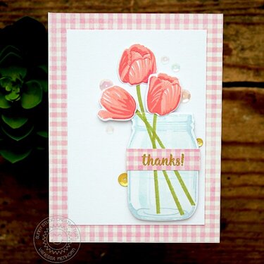 Sunny Studio Timeless Tulip Card by Vanessa Menhorn