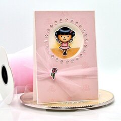 Sunny Studio Stamps Tiny Dancer Card by Debbie Olson