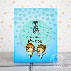 Sunny Studio Stamps Tiny Dancer Card by Lexa Levana