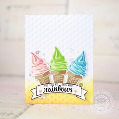Sunny Studio Stamps Two Scoops Card by Lexa Levana