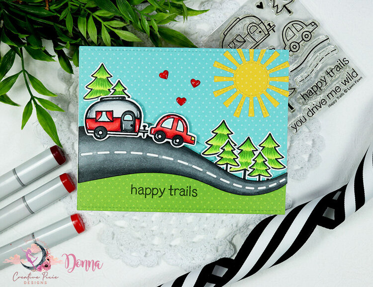 Happy Trails Slider Card