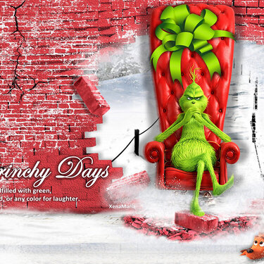 Christmas Holiday Card Project 4 - Grinchy Days