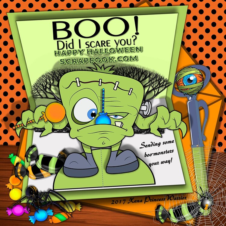 Halloween BOO Card Wishes