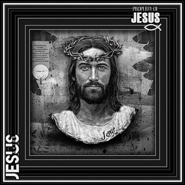 Jesus Face FRAMED