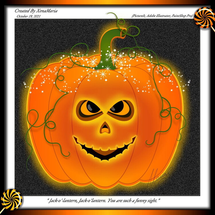 My Pumpkin Digital Drawing
