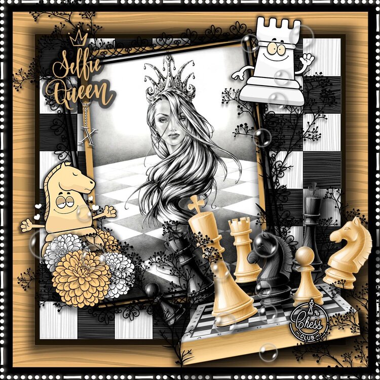 Selfie Chess Queen