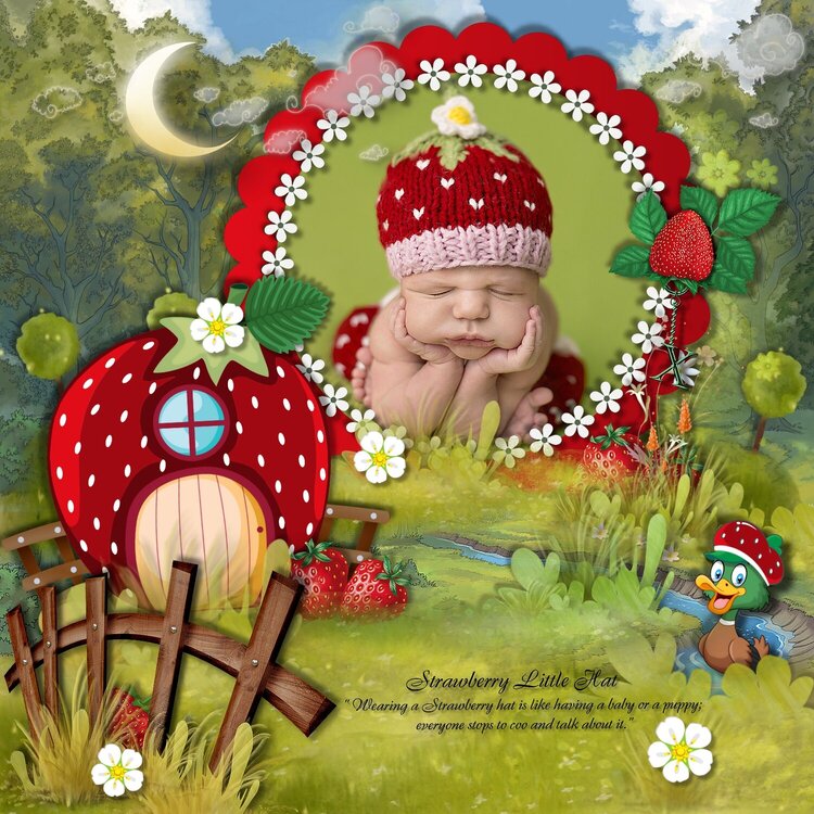 Strawberry Little Hat