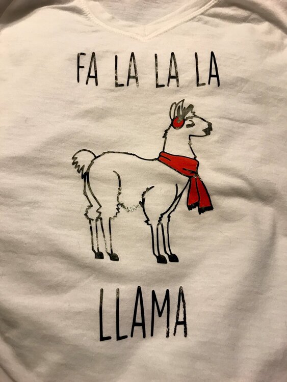 Fa-La-La-La Llama Holiday T-Shirt