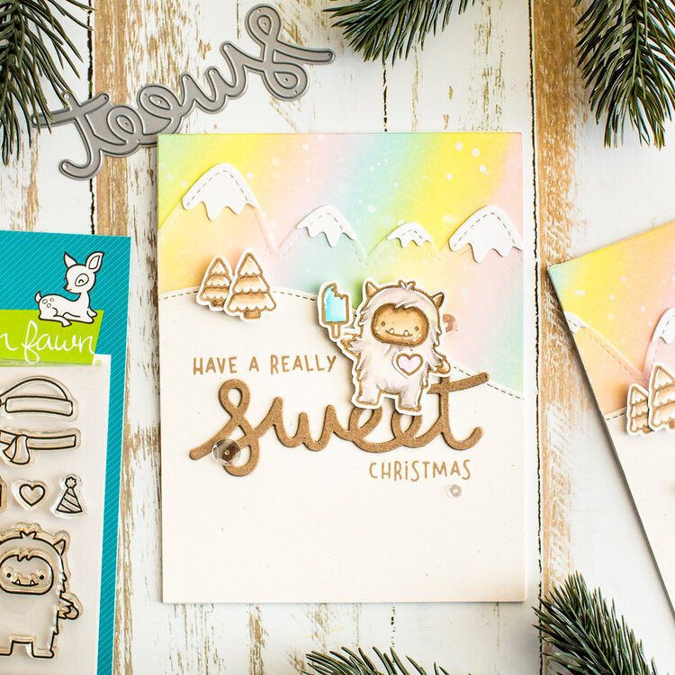 Clean and Simple Card tutorial with Lawn Fawn