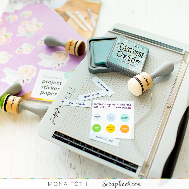 Label your supplies with Project Sticker Paper