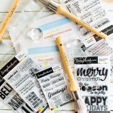 Must have Christmas sentiment stamps