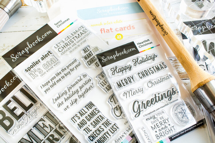 Must have Christmas sentiment stamps