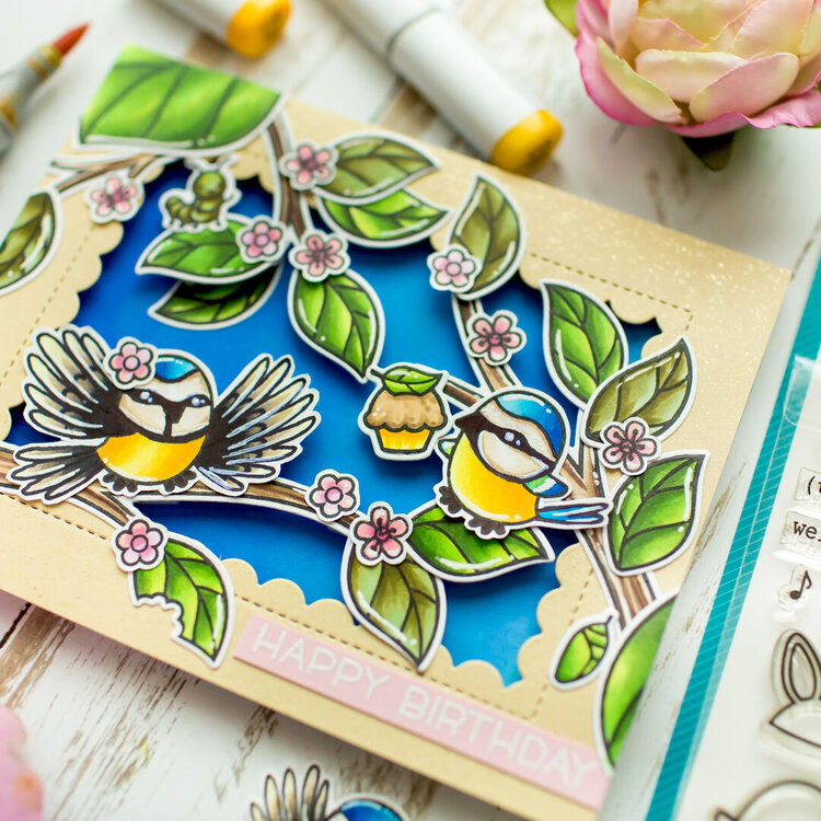 Stretch your bird stamp set | Lawn Fawn